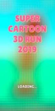 Super Cartoon Run 3D2019游戲截圖1