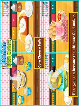 Starter Food Maker - Kitchen Cooking Games游戲截圖4