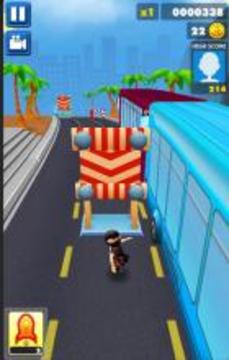 Ninja Subway & Bus Surfer 2019游戲截圖2