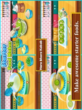 Starter Food Maker - Kitchen Cooking Games游戲截圖3