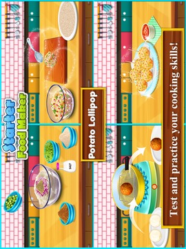 Starter Food Maker - Kitchen Cooking Games游戲截圖5