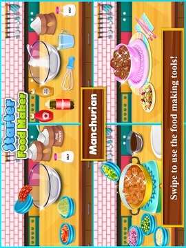 Starter Food Maker - Kitchen Cooking Games游戲截圖2