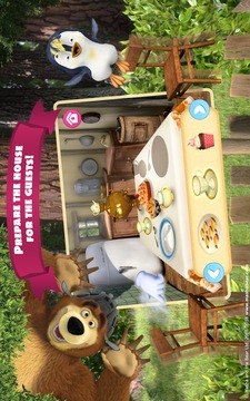 Masha and the Bear: Cooking Adventure游戲截圖1