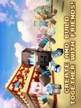 Pixel miner world design block craft & building游戏截图3