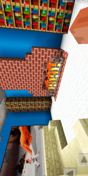 找到按鈕：房間版本。地圖MCPE游戲截圖4