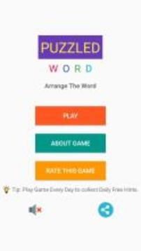 Puzzled Word  Arrange the Word游戲截圖4