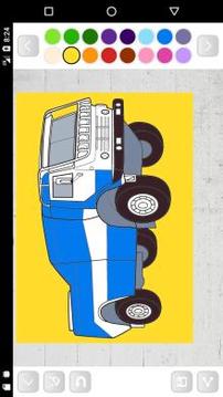 Russian Cars Coloring Book游戲截圖5