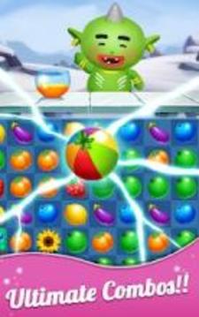 Jungle Fruit Splash: A match 3 game游戲截圖1