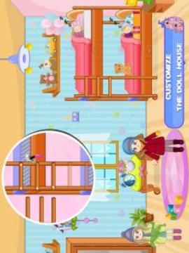Pretend Play Doll House Town Family Mansion Fun游戲截圖4