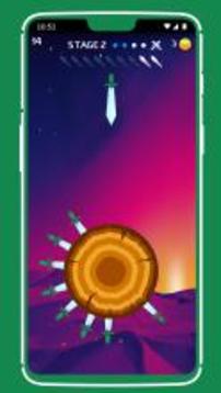 Knife Reverse Hit 3D Game游戲截圖1