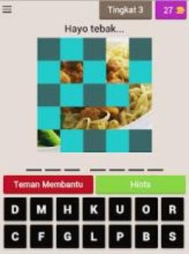 Tebak Makanan Khas Indonesia游戲截圖1