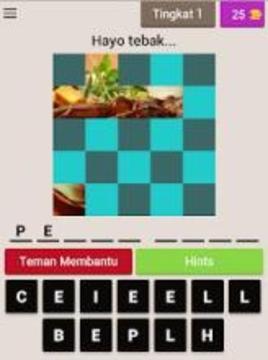 Tebak Makanan Khas Indonesia游戲截圖3