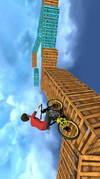 Crazy Bmx Bike  Xtreme Stunts Game游戲截圖1
