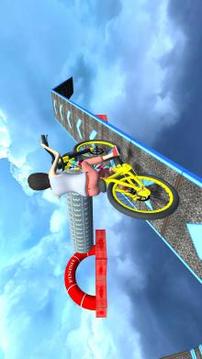 Crazy Bmx Bike  Xtreme Stunts Game游戲截圖4
