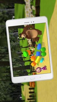 Masha and the Bear Playing with the Ball游戲截圖2