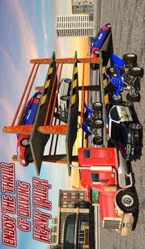 Police limo quad bike transporter Police chase 3D游戲截圖1