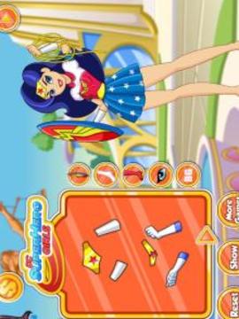 Superhero Dress Up  Harley Stylish Girls游戲截圖4
