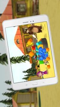 Masha and the Bear Playing with the Ball游戲截圖3