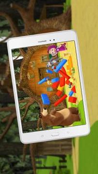 Masha and the Bear Playing with the Ball游戲截圖5