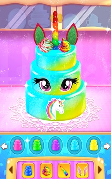 Unicorn Cake Bakery - Sweet Cake Dessert Maker游戲截圖5