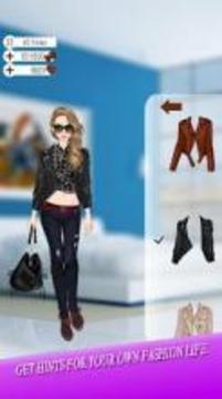 FB Fashion Brunette - Dress Up Game游戲截圖1