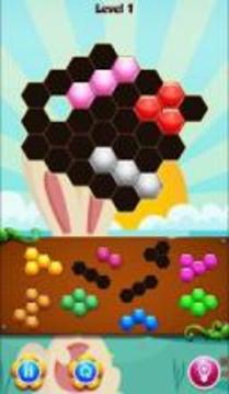 Bunny Hexa Puzzle Story游戲截圖1