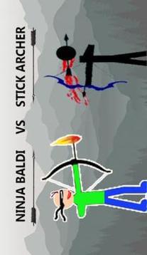 Baldi Ninja VS Stickman Archer游戲截圖3