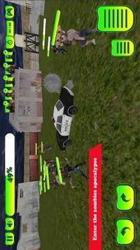 Zombie Car Survival : Drift Car Zombie Killer游戲截圖2
