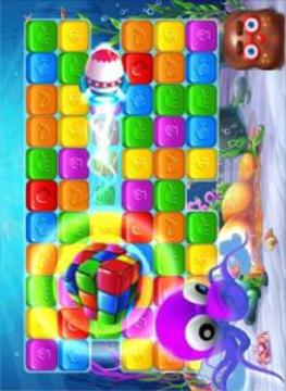 Mermaid Cube Blast游戲截圖2