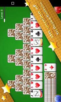 Classic Tri Peaks Solitaire游戲截圖1