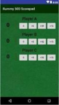 Rummy 500 Scorepad游戏截图1