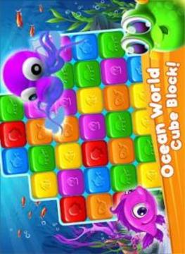 Mermaid Cube Blast游戲截圖1