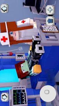 Modern Hospital Craft - Blocky Doctor Sim 2018游戲截圖3