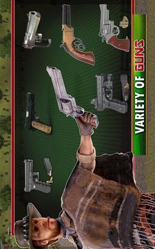 瘋狂雞射手3D：用槍射擊游戲游戲截圖3