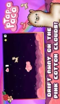 Tap a Paca - Help Alpaca Jump through the sky!游戲截圖1