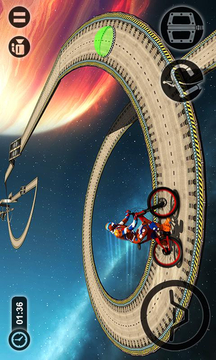 不可能的BMX自行車超級英雄：天空追蹤騎士游戲截圖2