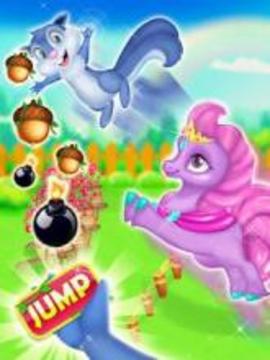 Unicorn & Squirrel Pet Caring - Doctor Game游戲截圖2