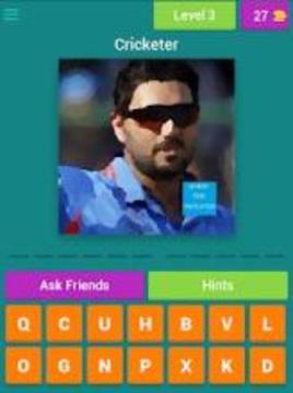 India Cricket Quiz - Guess the Indian Cricketer游戲截圖2