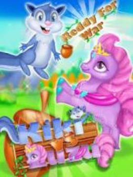 Unicorn & Squirrel Pet Caring - Doctor Game游戲截圖1