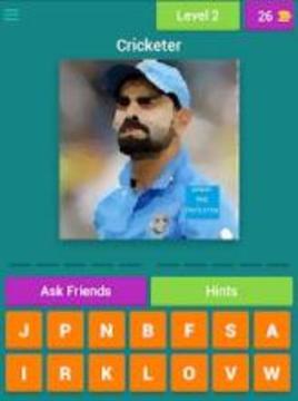 India Cricket Quiz - Guess the Indian Cricketer游戲截圖3