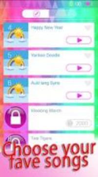 Rainbow Pink Heart Piano Tiles游戲截圖5