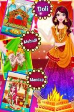 Indian Wedding Dress up & Makeover游戲截圖2