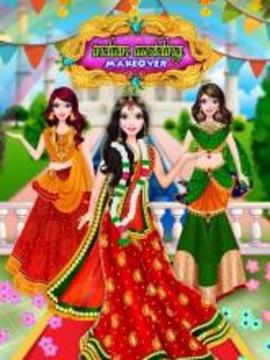Indian Wedding Dress up & Makeover游戲截圖5