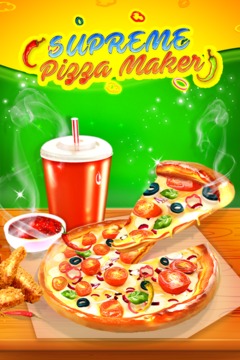 Supreme Pizza Maker - Kids Cooking Game游戲截圖1