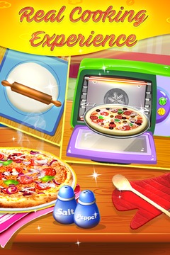 Supreme Pizza Maker - Kids Cooking Game游戲截圖2