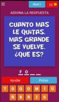 Adivinanzas y Acertijos (Quizz)游戲截圖4
