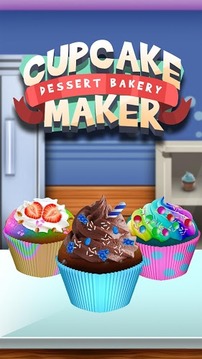 Cupcake Maker Ice Cream Baking游戲截圖1