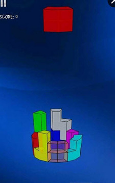 旋轉(zhuǎn)俄羅斯3D游戲截圖3