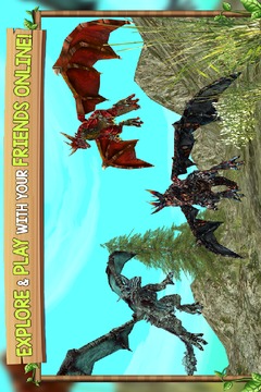 Flying Dragon Simulator 2019 New Dragon Game游戏截图2