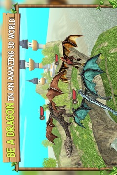 Flying Dragon Simulator 2019 New Dragon Game游戏截图5